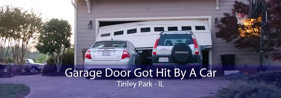 Garage Door Got Hit By A Car Tinley Park - IL